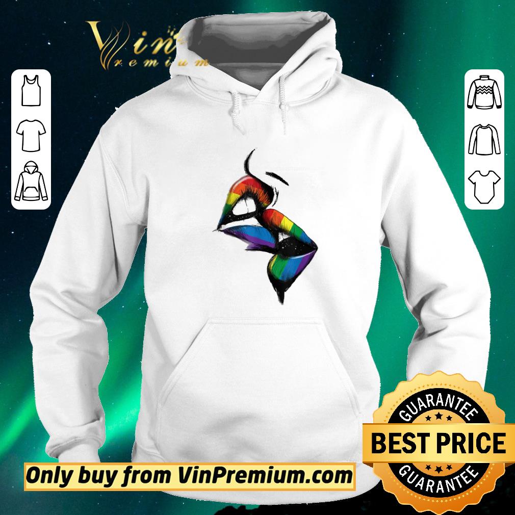 Premium Lesbian Lips Kissing Rainbow shirt sweater f8cdc6cf premium lesbian lips kissing rainbow shirt sweater 4 - Premium Lesbian Lips Kissing Rainbow shirt sweater
