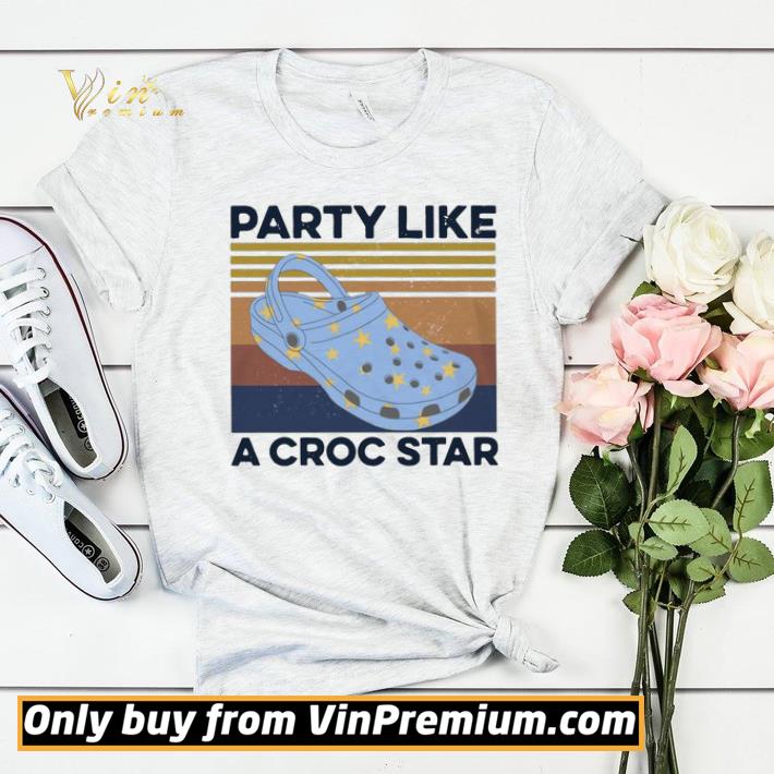 Party Like a Croc star vintage shirt f8ceef95 party like a croc star vintage shirt 4 - Party Like a Croc star vintage shirt