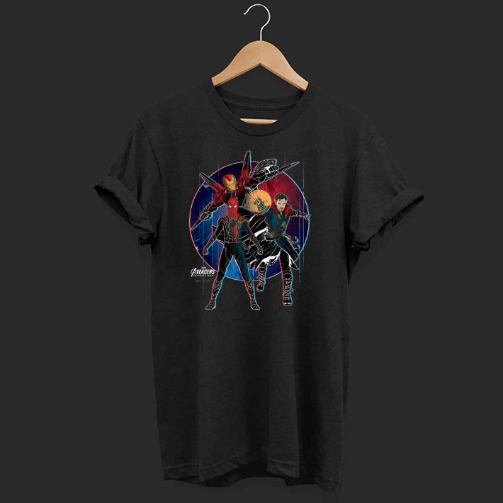 Official Marvel Infinity War Iron Man Team-Up Tech Graphic Shirt