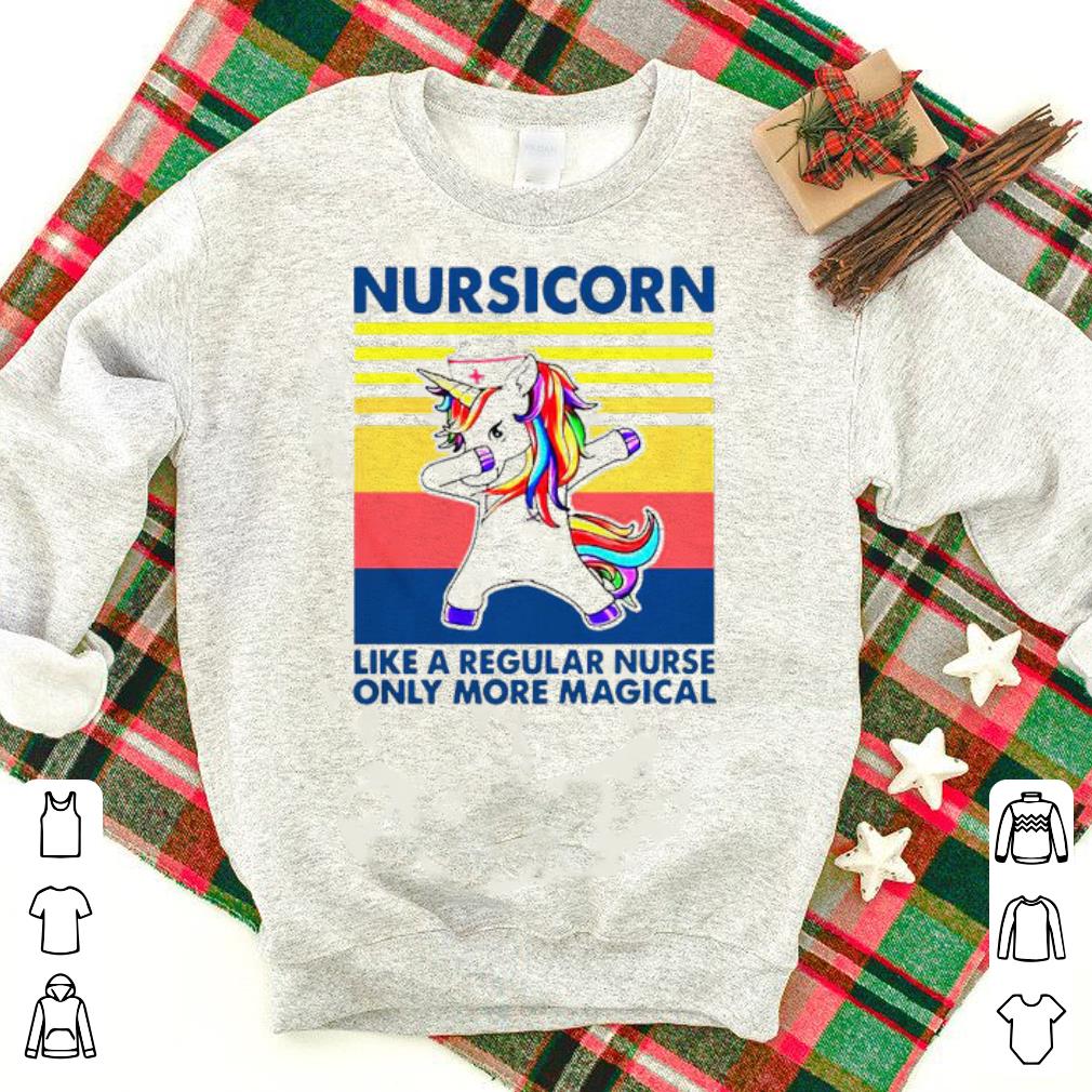 Official Nursicorn Like A Regular Nurse Only More Magical Vintage.png Shirt