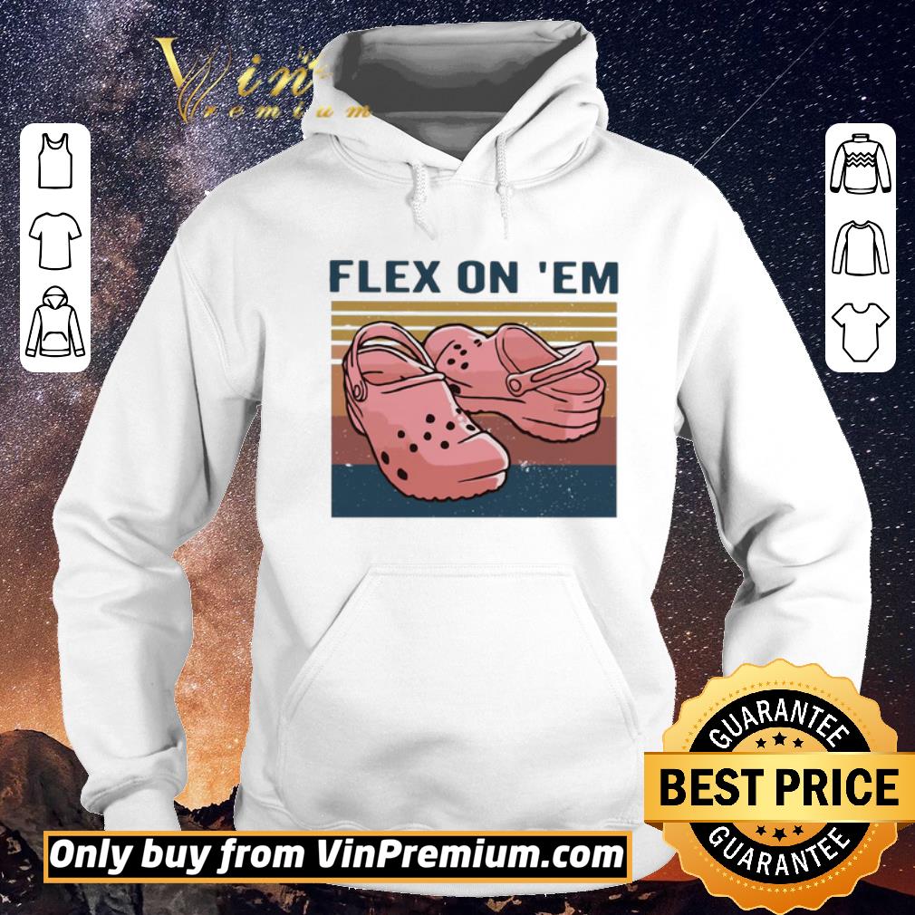 Top Croc Flex On Em Vintage shirt sweater fe6a09aa top croc flex on em vintage shirt sweater 4 - Top Croc Flex On Em Vintage shirt sweater