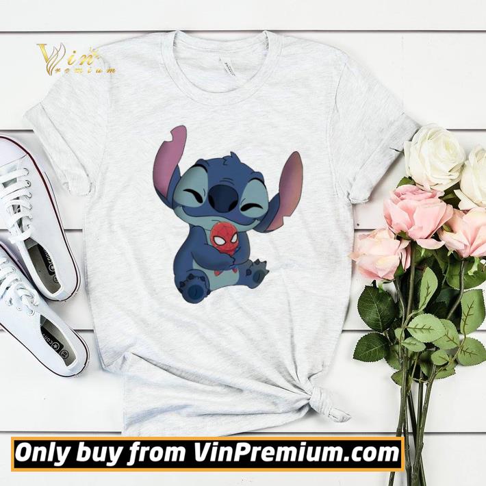 078c315c funny baby stitch hug baby spider man shirt sweater 4 - Funny Baby Stitch hug baby Spider man shirt sweater