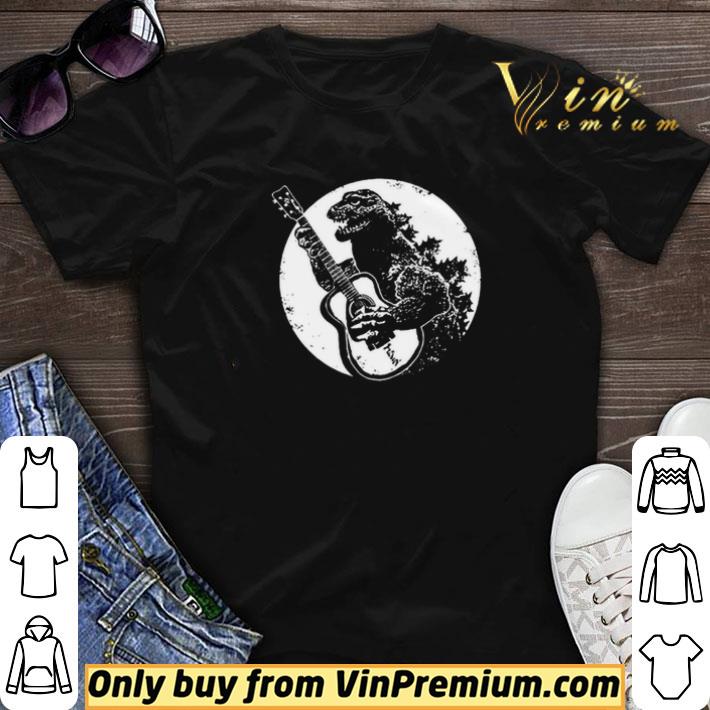 Godzilla playing guitarGuitarzilla shirt sweater