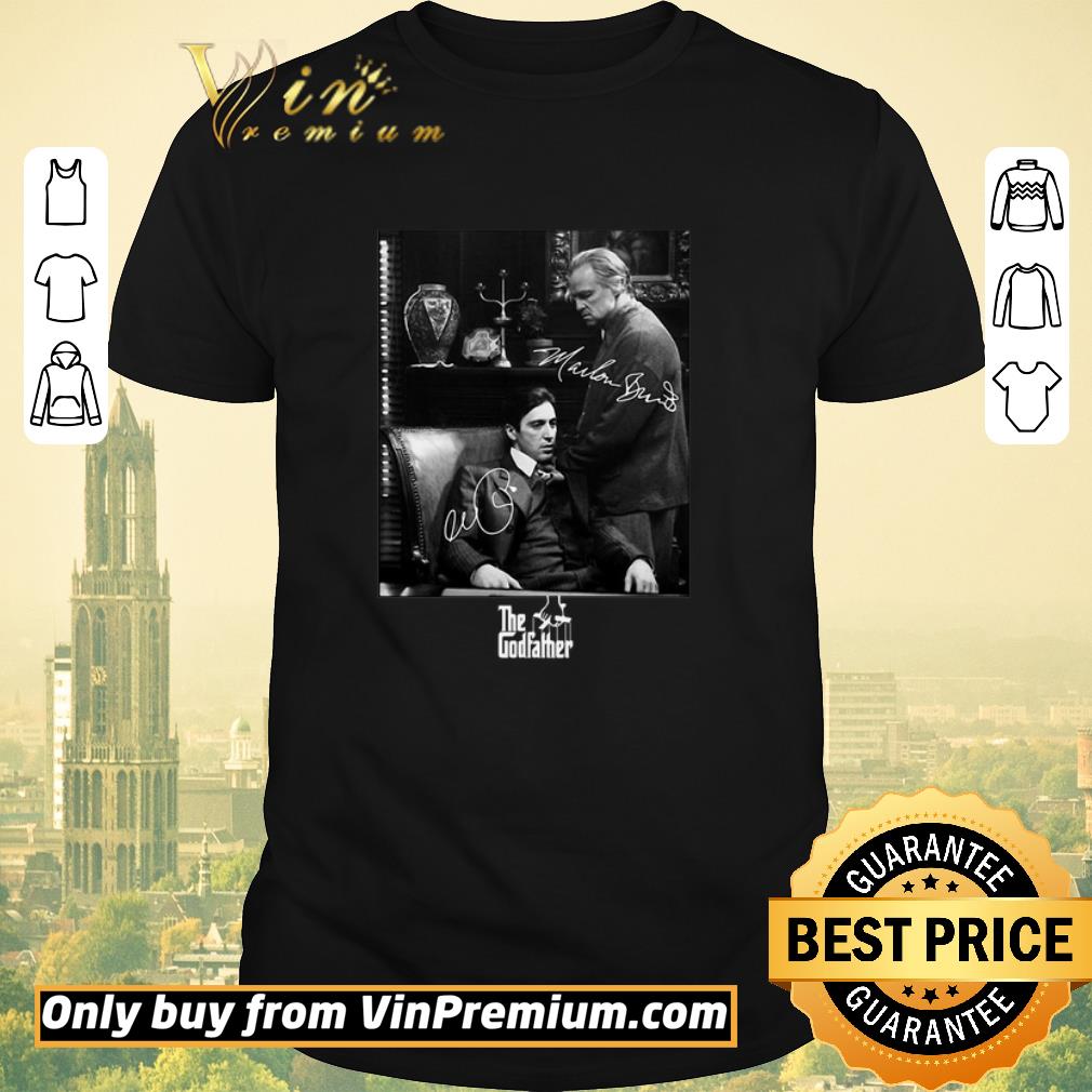 Nice The godfather vito corleone michael corleone signatures shirt sweater
