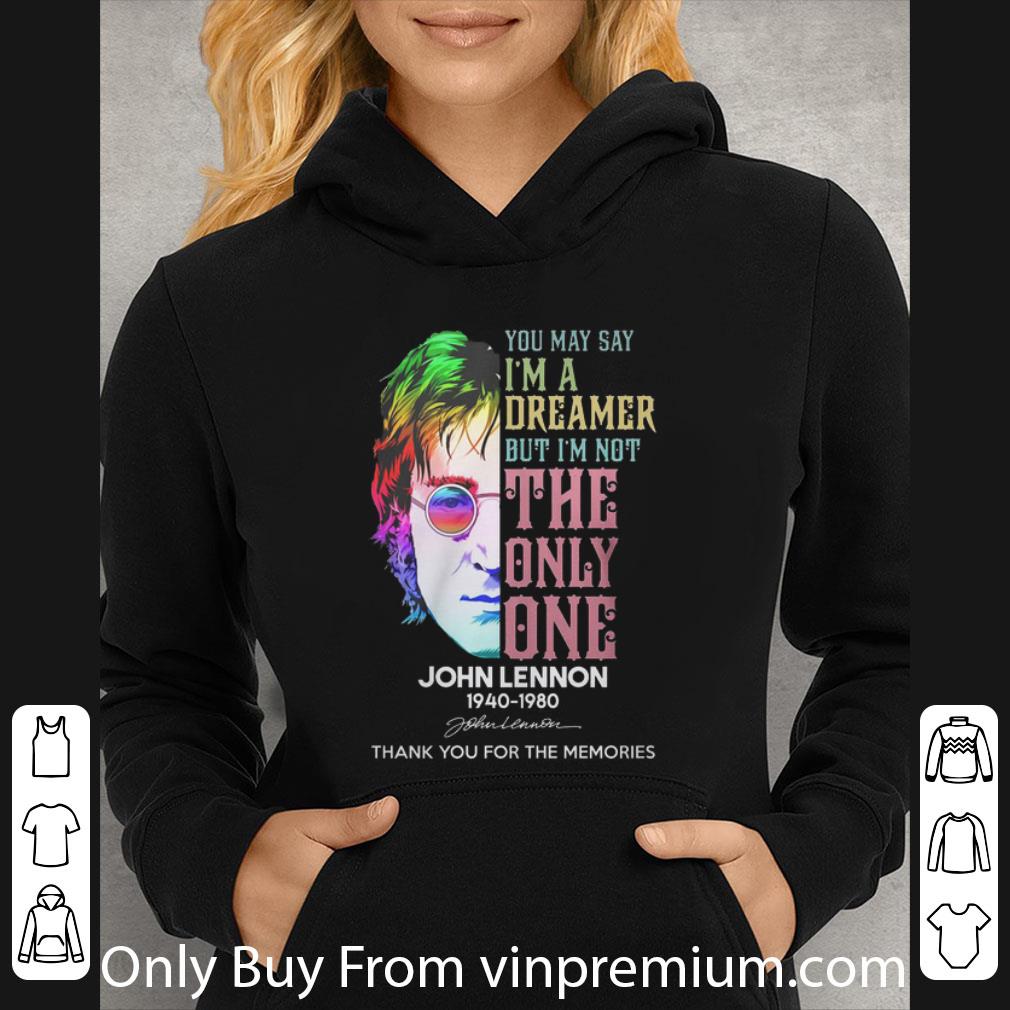 3d205eb6 premium john lennon 1940 1980 signature thank you for the memories shirt 4 - Premium John Lennon 1940-1980 Signature Thank You For The Memories shirt