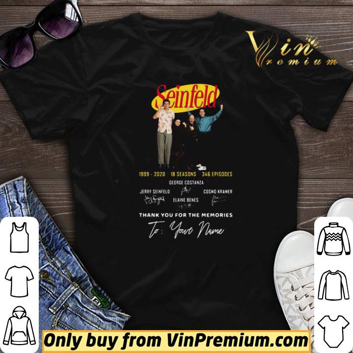Top Seinfeld 1999-2020 18 Seasons 346 Episodes George Costanza Signatures shirt sweater