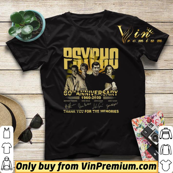 50b66606 psycho 60th anniversary 1960 2020 thank you for the memories signatures shirt sweater 4 - PSYCHO 60th Anniversary 1960 2020 Thank You For The Memories Signatures shirt sweater