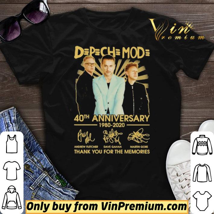 DPCH Mod 40th anniversary 1980 2020 thank you for the memories signatures shirt sweater