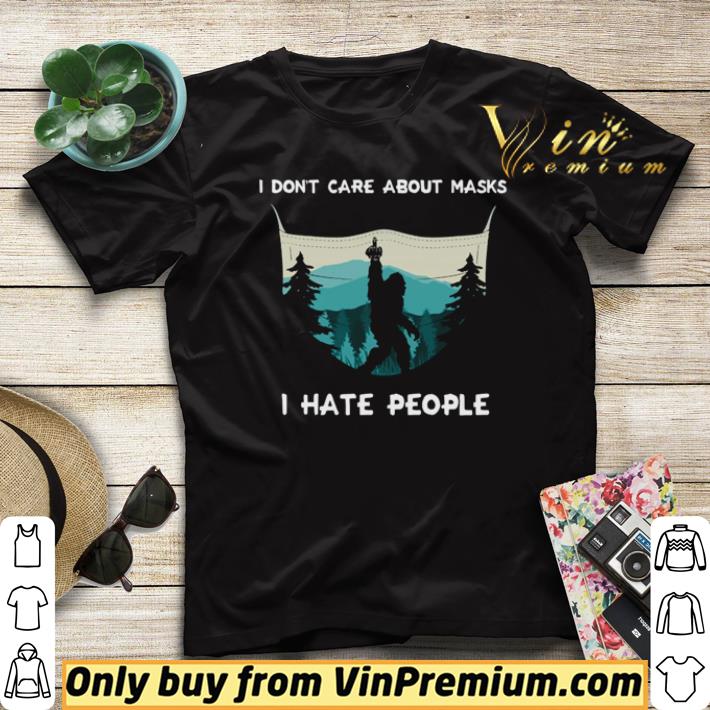673adbd8 nice bigfoot i don t care about masks i hate people shirt sweater 4 - Nice Bigfoot I don’t care about masks i hate people shirt sweater