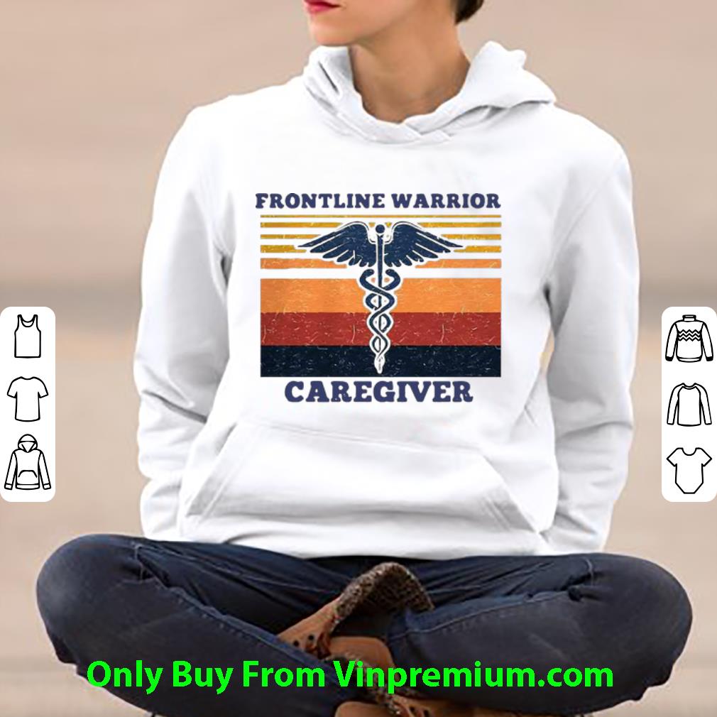 683e09a7 premium vintage frontline warrior caregiver shirt 4 - Premium Vintage Frontline Warrior Caregiver shirt