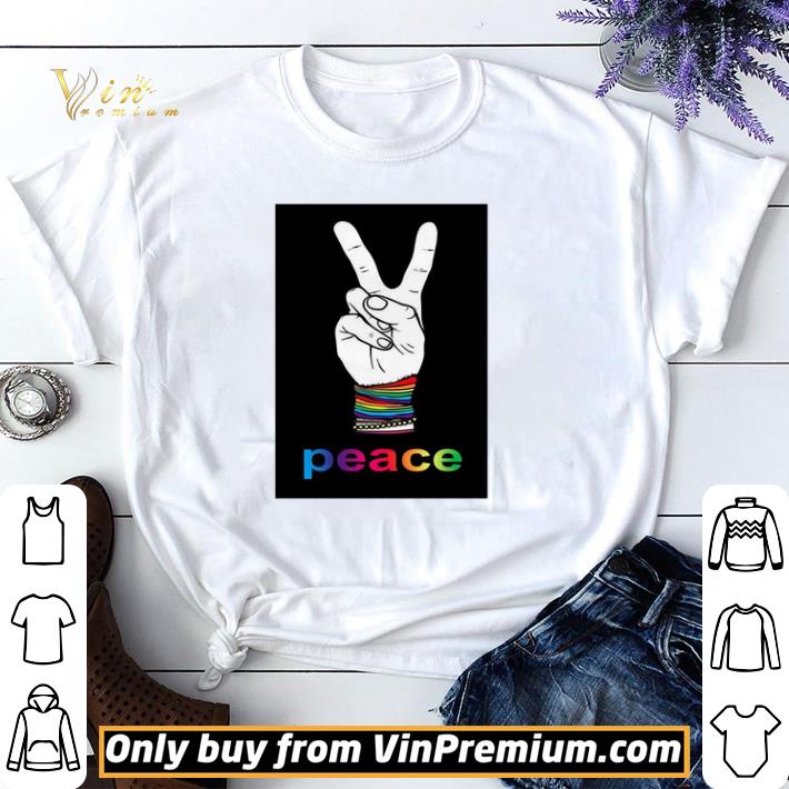Lgbt Peace Sign Language shirt sweater
