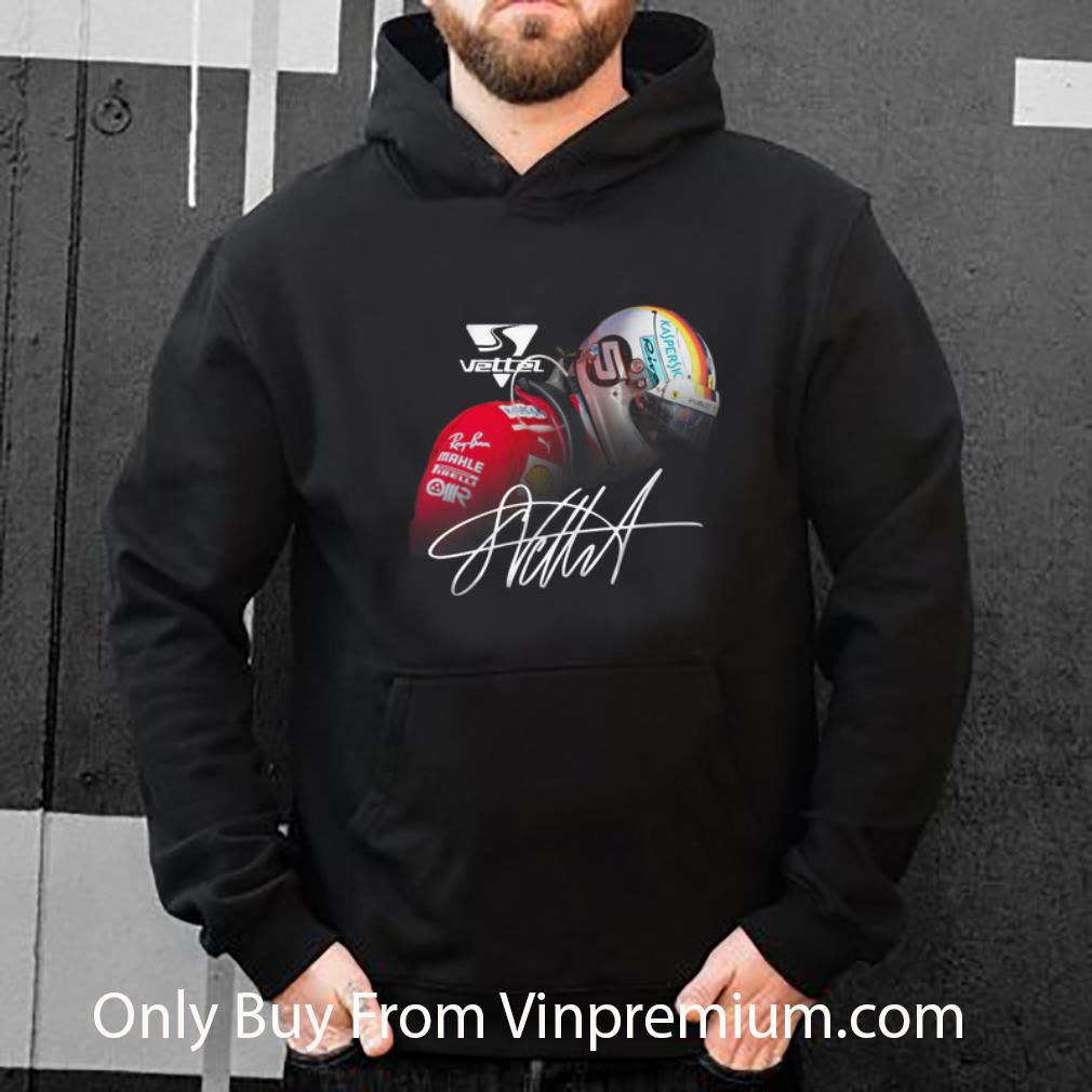 852552de top sebastian vettel scuderia ferrari f1 signature shirt 4 - Top Sebastian Vettel Scuderia Ferrari F1 Signature shirt
