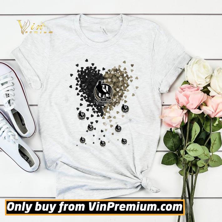 86b79a79 love collingwood magpies logo hearts shirt sweater 4 - Love Collingwood Magpies Logo Hearts shirt sweater