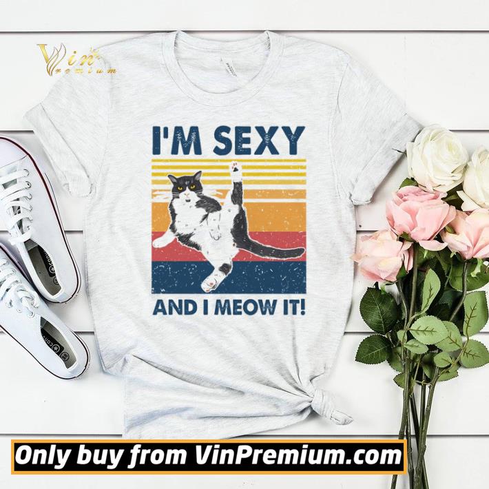 8c4d5e03 pretty cat i m sexy and i meow it vintage shirt sweater 4 - Pretty Cat i’m sexy and i meow it vintage shirt sweater