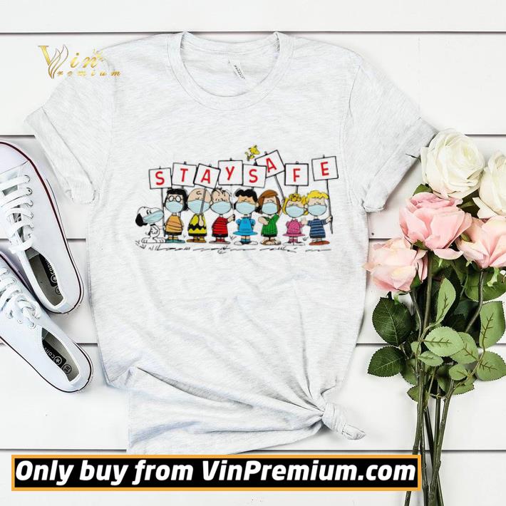 The Peanut Characters Stay Safe shirt sweater 98ad6640 the peanut characters stay safe shirt sweater 4 - The Peanut Characters Stay Safe shirt sweater