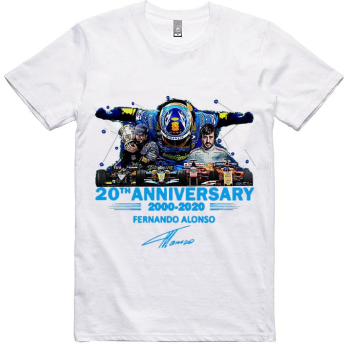 Official Fernando Alonso 2000-2020 20th Anniversary Signature shirt