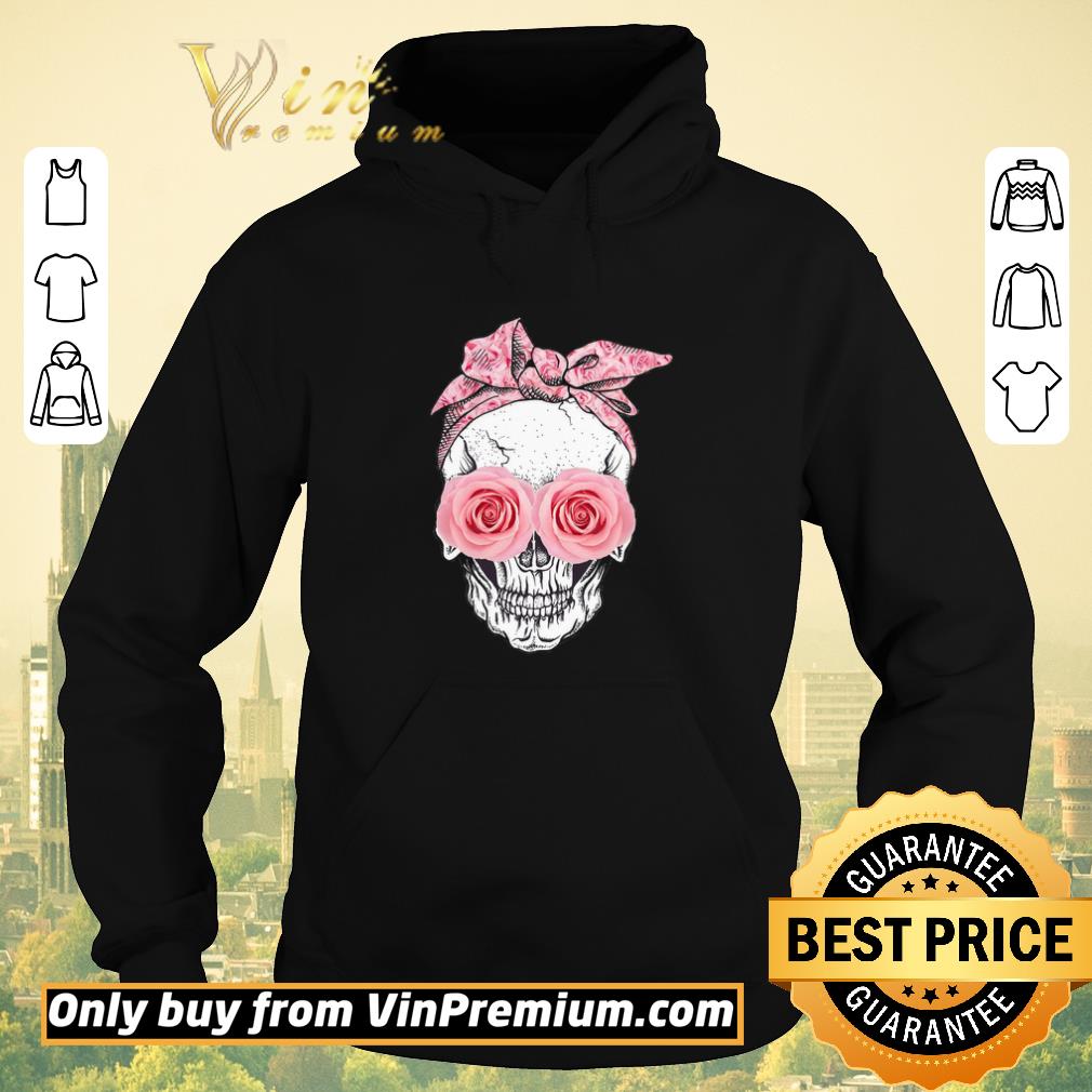 a336a76e pretty skull roses flowers shirt sweater 4 - Pretty Skull Roses Flowers shirt sweater