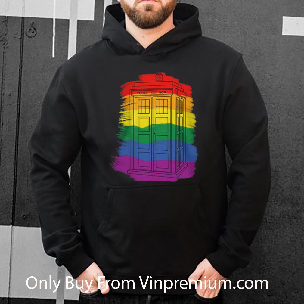 a4acb27c official police public call box tardis lgbt shirt 4 - Official Police Public Call Box Tardis LGBT shirt