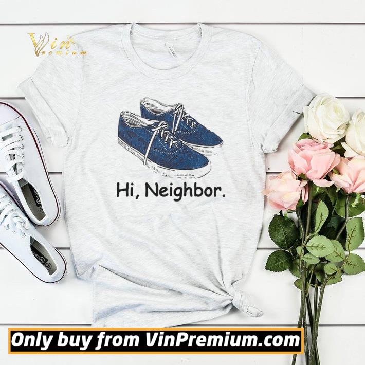Official Hi Neithbor Shoes Blue White shirt b3357320 official hi neithbor shoes blue white shirt 4 - Official Hi Neithbor Shoes Blue White shirt