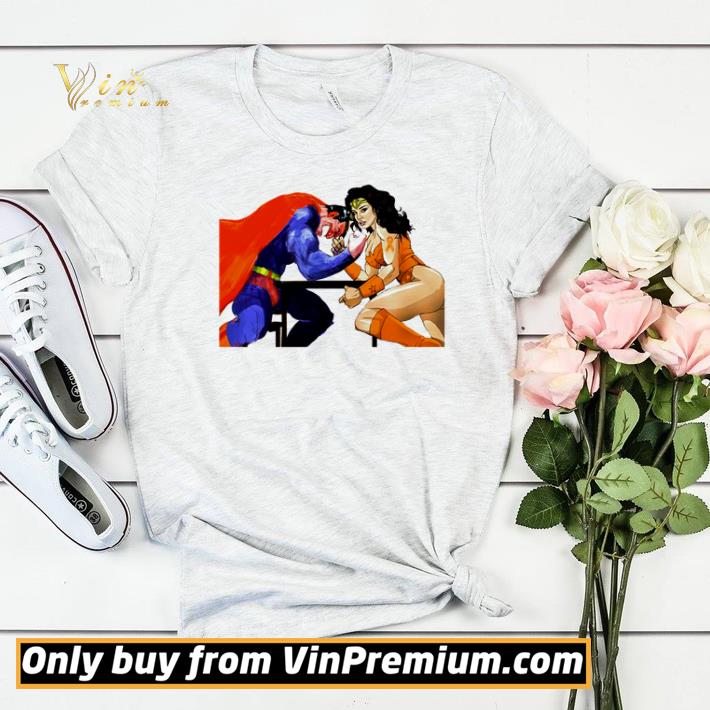 b86ad124 wonder woman vs superman arm wrestling shirt sweater 4 - Wonder woman vs Superman Arm-Wrestling shirt sweater