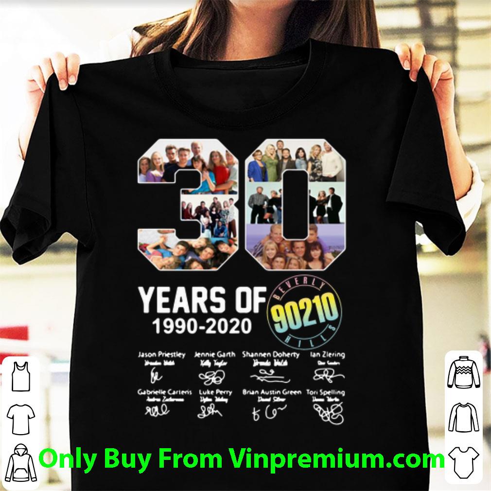 Premium 30 Years Of Beverly Hills 90210 1990-2020 Signatures shirt
