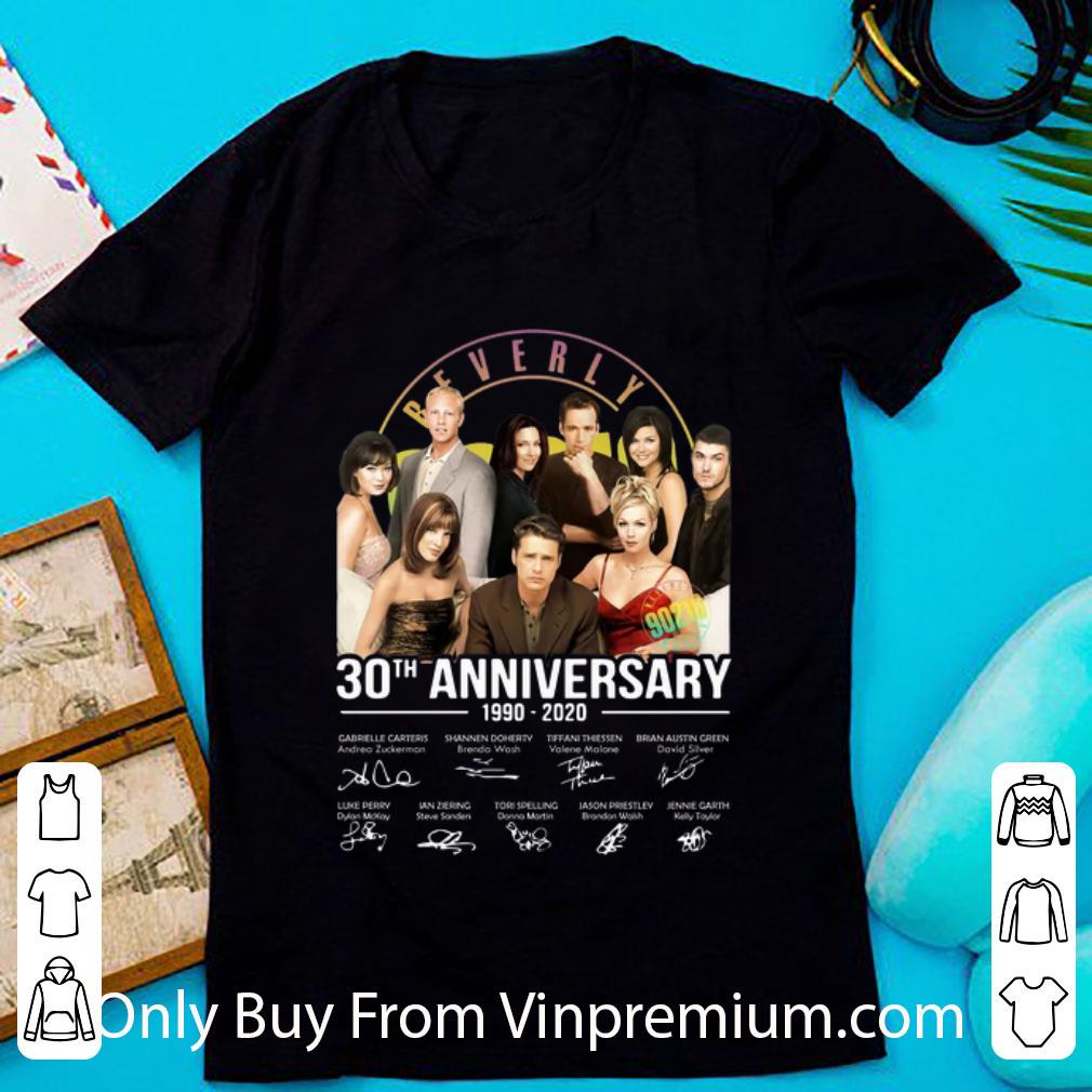 Awesome Beverly Hills 90210 30th Anniversary 1990-2020 Signatures shirt