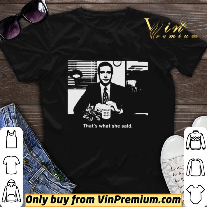 Official World’s best boss That’s what she said shirt sweater
