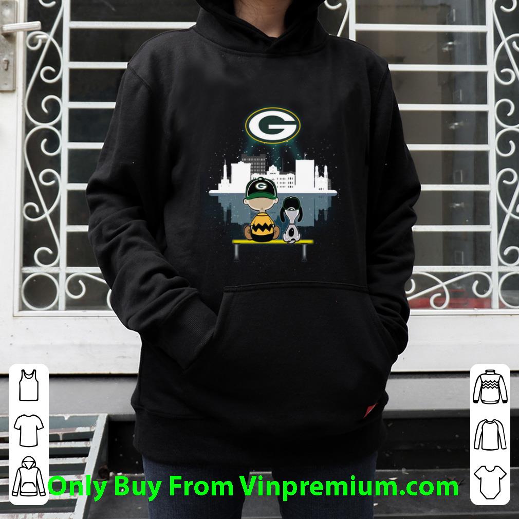 c6fcd1b1 great snoopy and charlie green bay packers shirt 4 - Great Snoopy And Charlie Green Bay Packers shirt