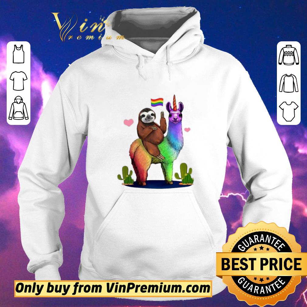 Awesome LGBT Sloth Riding A Llama Gay Lesbian Pride shirt sweater c771b99d awesome lgbt sloth riding a llama gay lesbian pride shirt sweater 4 - Awesome LGBT Sloth Riding A Llama Gay Lesbian Pride shirt sweater