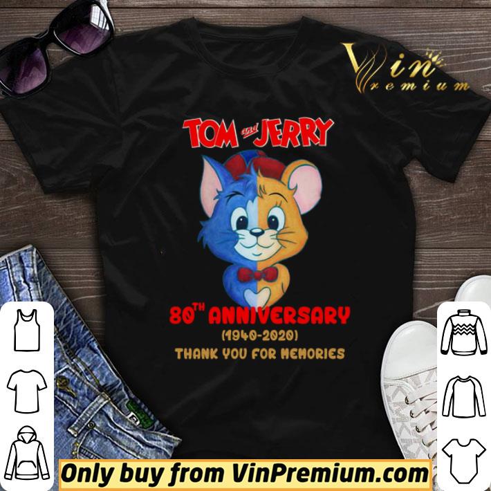Tom And Jerry 80th Anniversary 1940-2020 shirt sweater