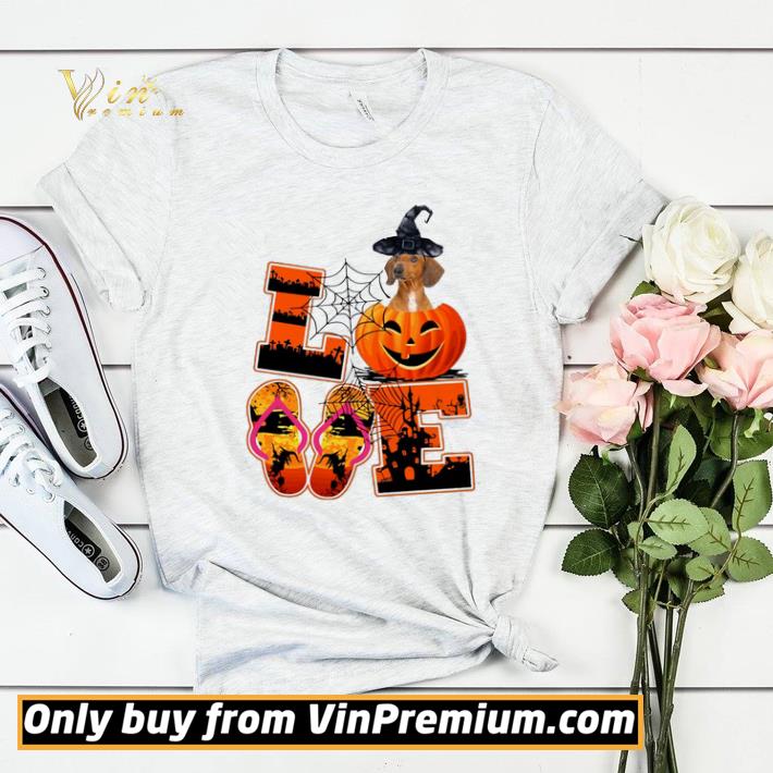 d5994fed love halloween dachshund witch pumpkin shirt sweater 4 - Love Halloween Dachshund Witch Pumpkin shirt sweater