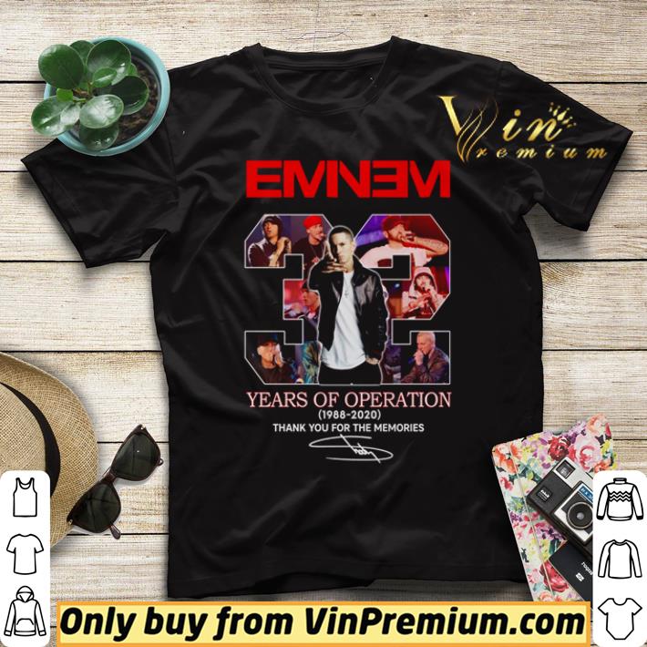 Nice Eminem 32 years of operation 1988 2020 thank you for the memories shirt sweater d7506559 nice eminem 32 years of operation 1988 2020 thank you for the memories shirt sweater 4 - Nice Eminem 32 years of operation 1988 2020 thank you for the memories shirt sweater
