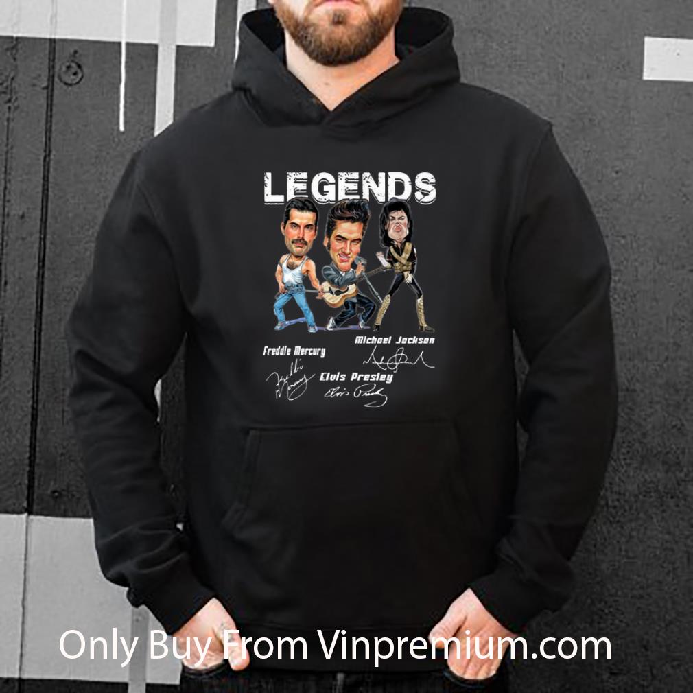 da2279b4 great legends freddie mercury michael jackson elvis presley signatures shirt 4 - Great Legends Freddie Mercury Michael Jackson Elvis Presley Signatures shirt
