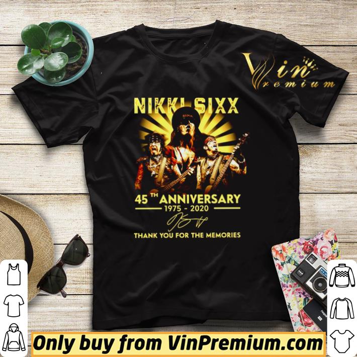 Nikki Sixx 45th Anniversary 1975 2020 Thank You For The Memories shirt sweater df060cea nikki sixx 45th anniversary 1975 2020 thank you for the memories shirt sweater 4 - Nikki Sixx 45th Anniversary 1975 2020 Thank You For The Memories shirt sweater