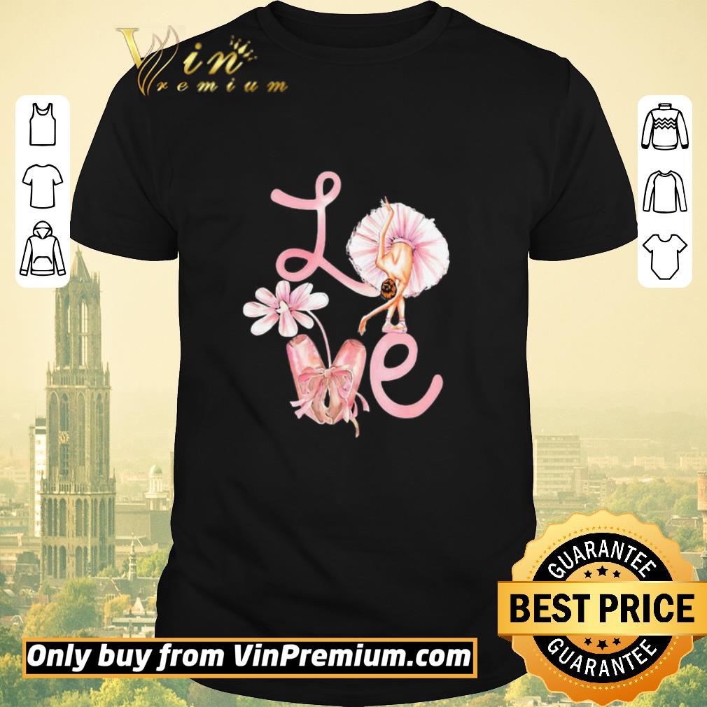 Funny Love Flower Ballet Pink shirt sweater