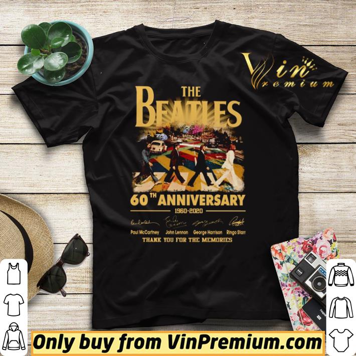 f1fd6b4e premium the beatles 60th anniversary 1960 2020 thank you for the memories shirt sweater 4 - Premium The Beatles 60th Anniversary 1960 2020 thank you for the memories shirt sweater