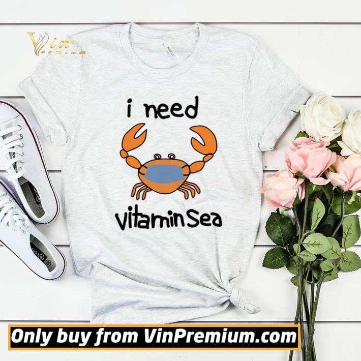 Top Crab Face Mask I Need Vitamin Sea shirt f3bd6422 top crab face mask i need vitamin sea shirt 4 - Top Crab Face Mask I Need Vitamin Sea shirt