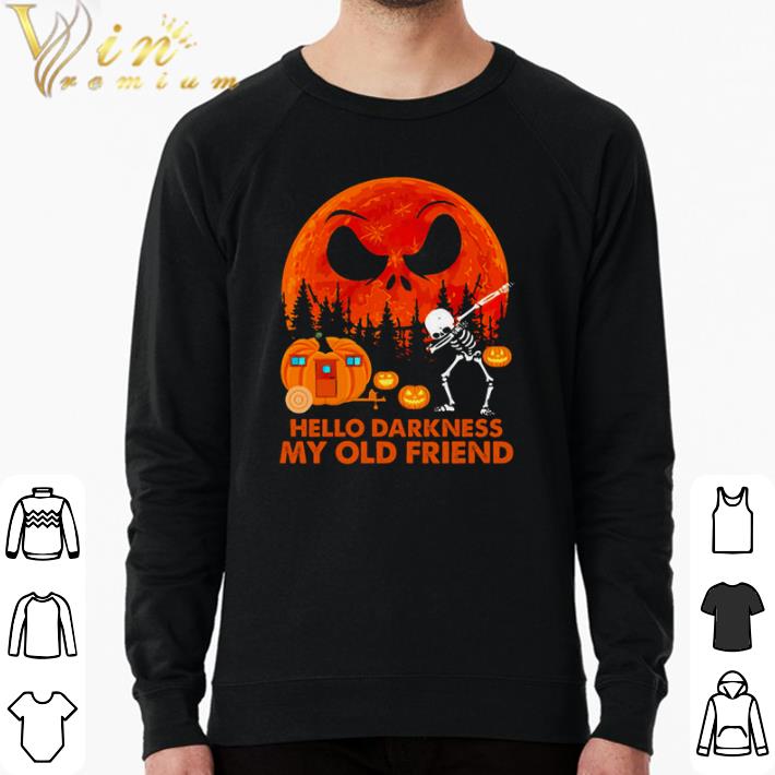 0169e84b pretty face jack skellington moon hello darkness my old friend shirt sweater 4 - Pretty Face Jack Skellington moon hello darkness my old friend shirt sweater
