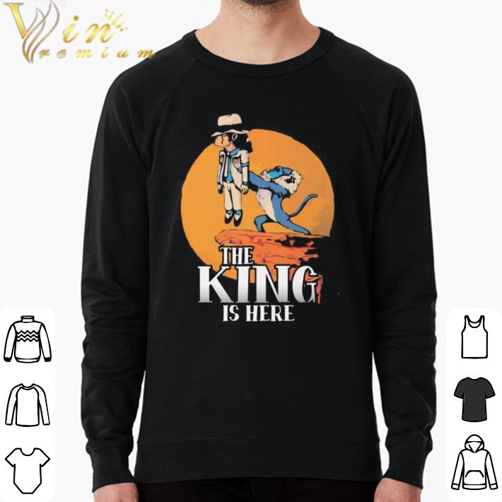 Pretty Michael jackson and monkey the king is here shirt sweater 05f7261f pretty michael jackson and monkey the king is here shirt sweater 4 - Pretty Michael jackson and monkey the king is here shirt sweater