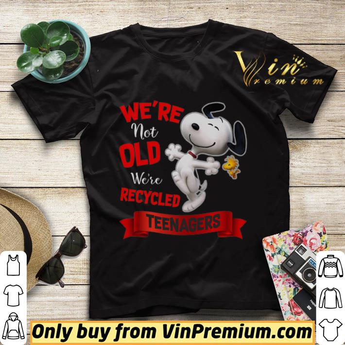 0d2456d4 snoopy and woodstock we re not old we re recycled teenagers shirt sweater 4 - Snoopy And Woodstock We're Not Old We're Recycled Teenagers shirt sweater
