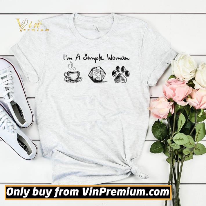 10e992d6 i m a simple woman i like coffee game and paw dog shirt sweater 4 - I’m a simple woman I like coffee game and paw dog shirt sweater