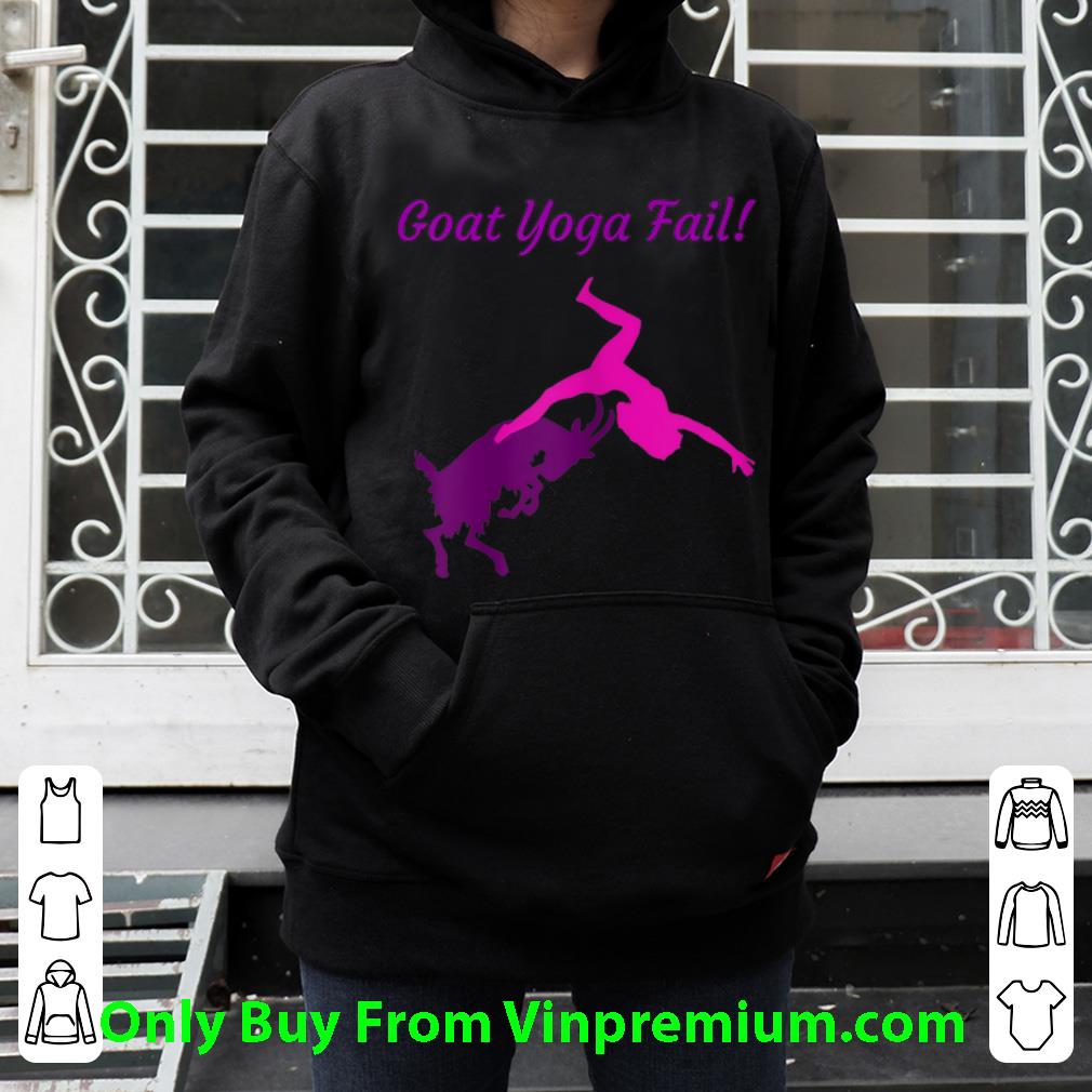 1b0be359 official goat yoga fail shirt 4 - Official Goat Yoga Fail shirt