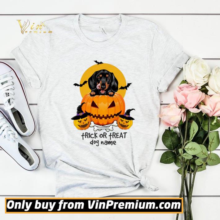 Dachshund Witch Pumpkin Trck Or Treat Dog Name Happy Halloween shirt sweater 1c0cfe6b dachshund witch pumpkin trck or treat dog name happy halloween shirt sweater 4 - Dachshund Witch Pumpkin Trck Or Treat Dog Name Happy Halloween shirt sweater