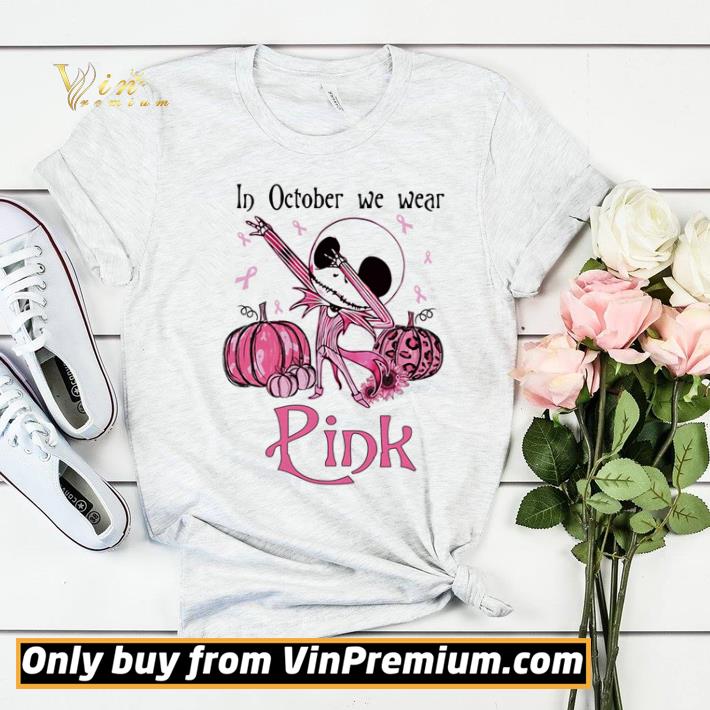 Jack Skellington dabbing In October we wear pink shirt sweater 1ea22651 jack skellington dabbing in october we wear pink shirt sweater 4 - Jack Skellington dabbing In October we wear pink shirt sweater