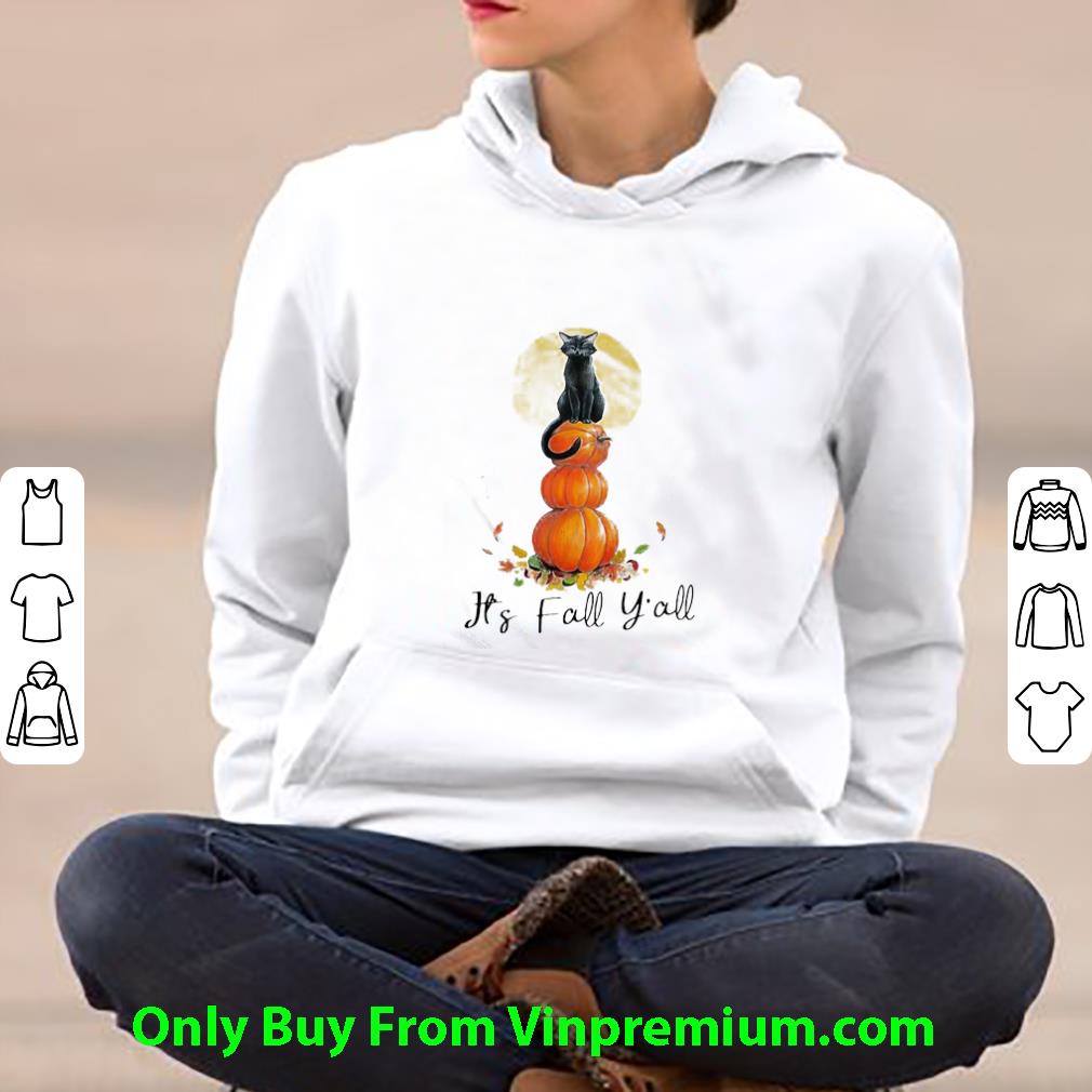 2484649c hot halloween black cat it s fall y all pumpkin shirt 4 - Hot Halloween Black Cat It’s Fall Y’all Pumpkin shirt