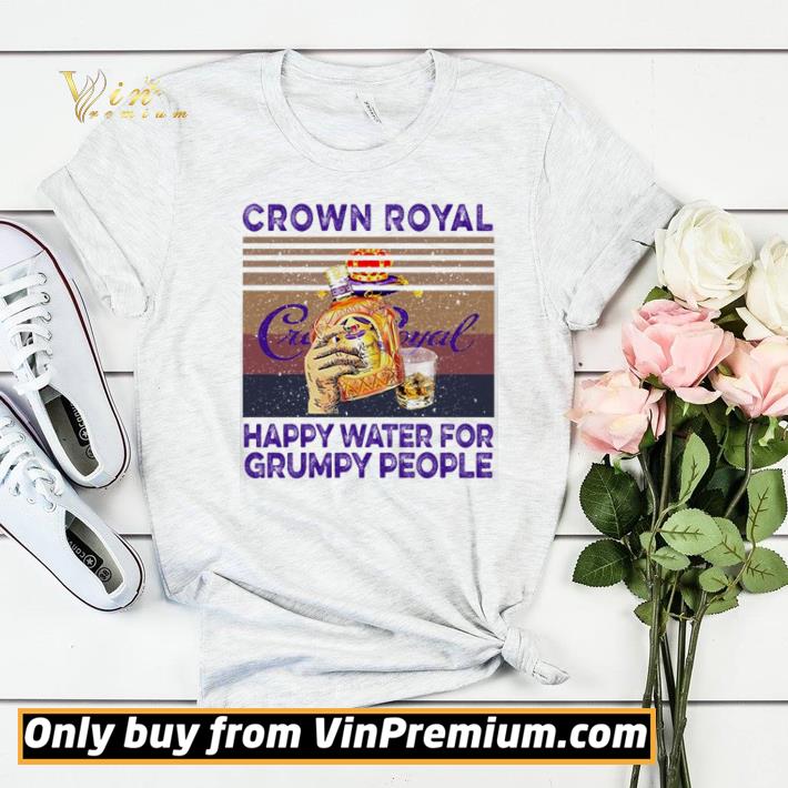 29913f5e official crown royal happy water for grumpy people vintage shirt sweater 4 - Official Crown Royal happy water for grumpy people vintage shirt sweater