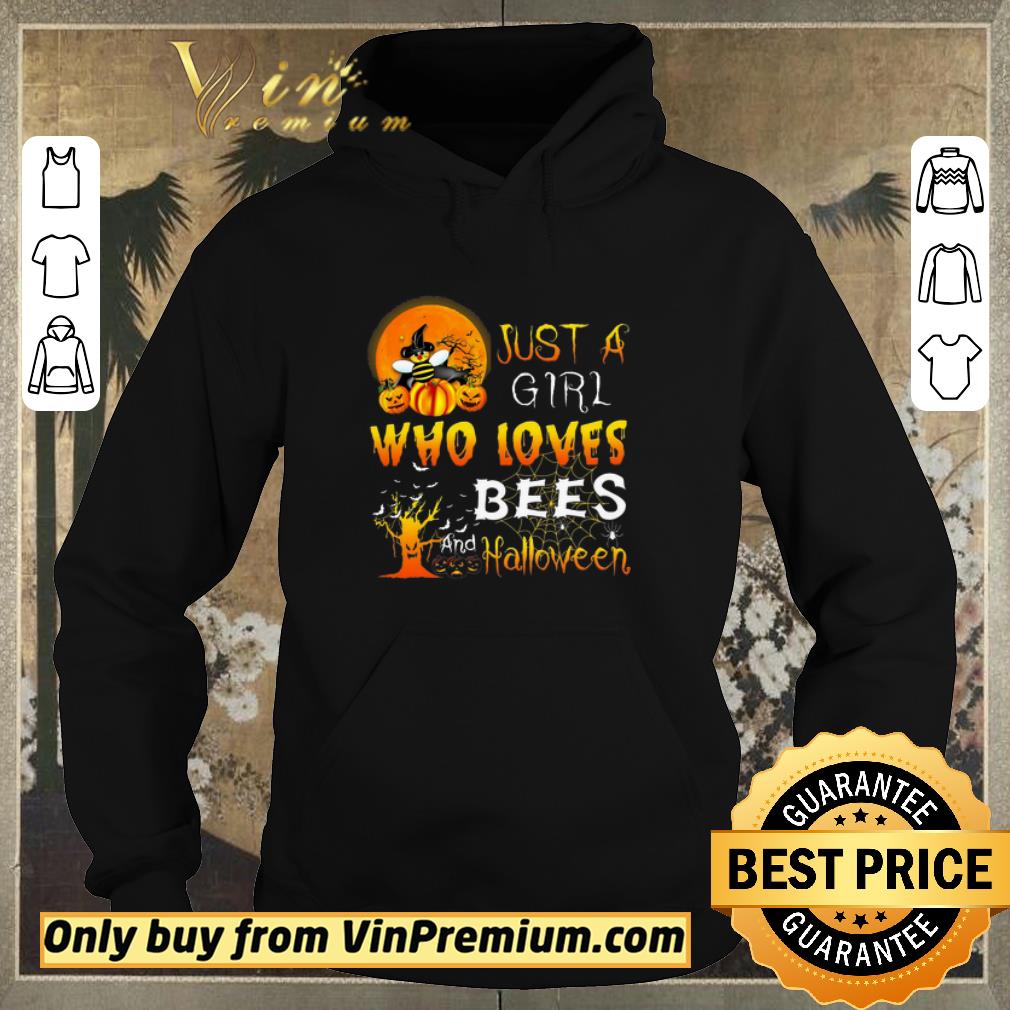 2a30ed59 nice just a girl who loves bees and halloween shirt sweater 4 - Nice Just A Girl Who Loves Bees And Halloween shirt sweater