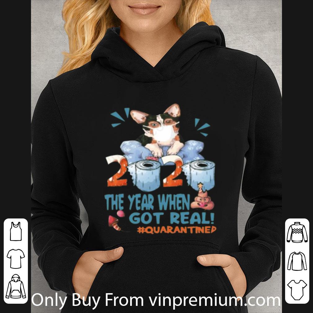3dbaed2d top corgi mask 2020 the year when shit got real quarantined covid 19 shirt 4 - Top Corgi Mask 2020 The Year When Shit Got Real Quarantined Covid-19 shirt