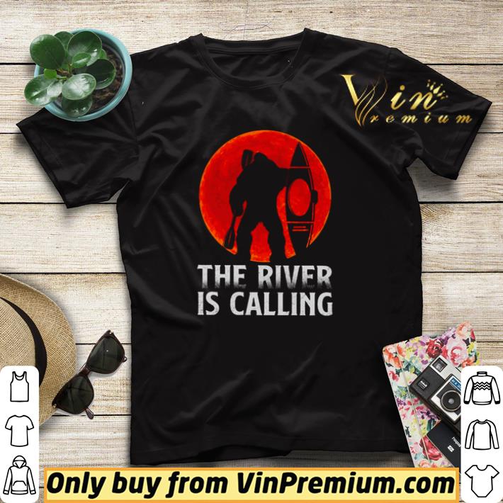 4ae6d50b nice bigfoot the river is calling halloween shirt sweater 4 - Nice Bigfoot the river is calling Halloween shirt sweater