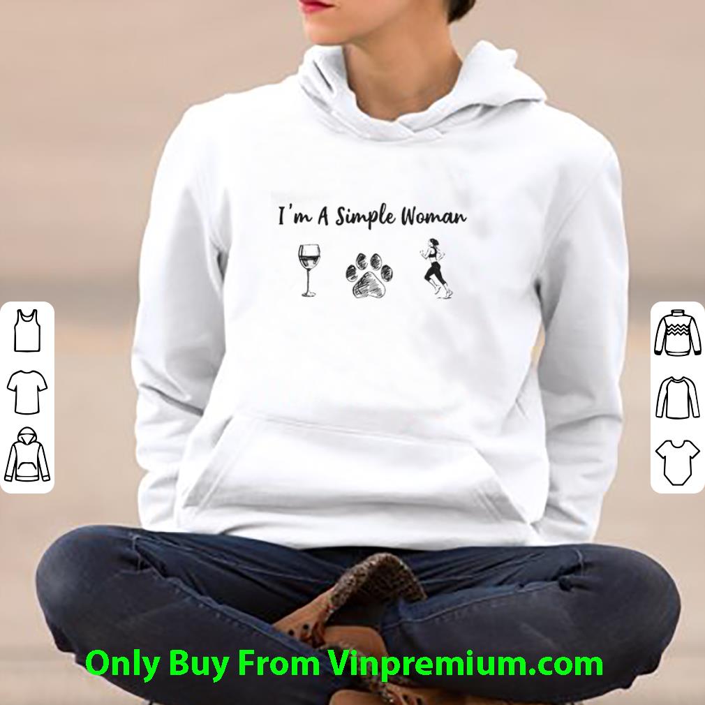 Hot I’m A Simple Woman Wine Dog And Running shirt 7f5c823a hot i m a simple woman wine dog and running shirt 4 - Hot I’m A Simple Woman Wine Dog And Running shirt